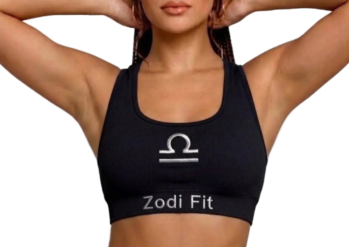 Zodi Fit Libra Collection Seamless Sports Bra – Libra Black Eclipse