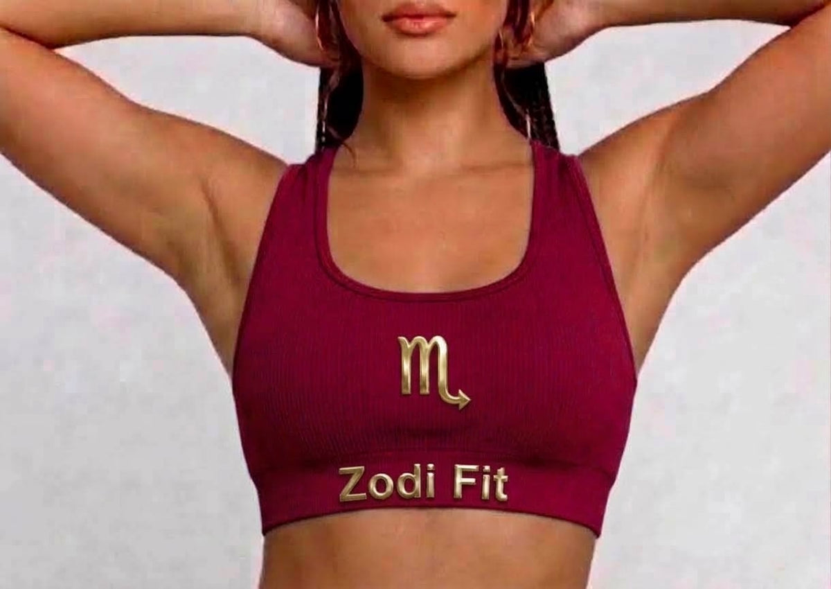 Zodi Fit Scorpio Collection Seamless Sports Bra – Ruby Red