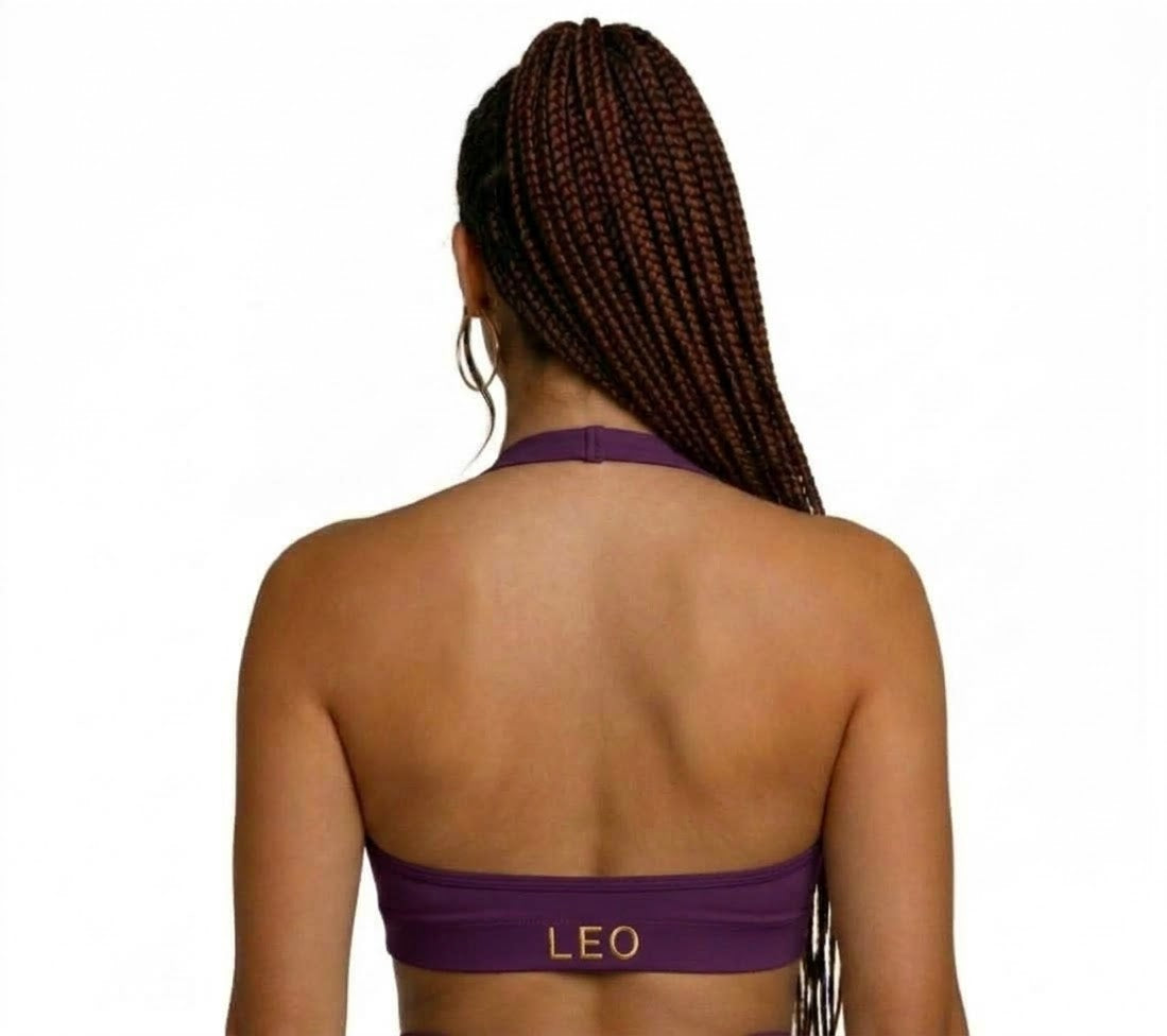Zodi Fit Leo Collection Seamless Sports Bra – Royal Purple