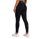 Zodi Fit Virgo Collection Seamless Compression Leggings – Black Eclipse
