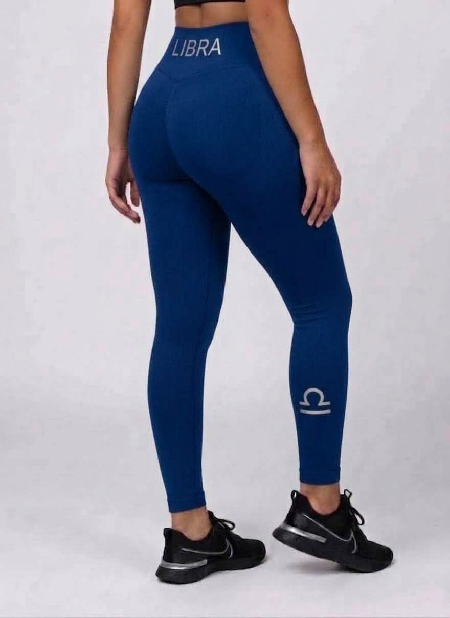 Zodi Fit Libra Collection Seamless Compression Leggings – Royal Blue