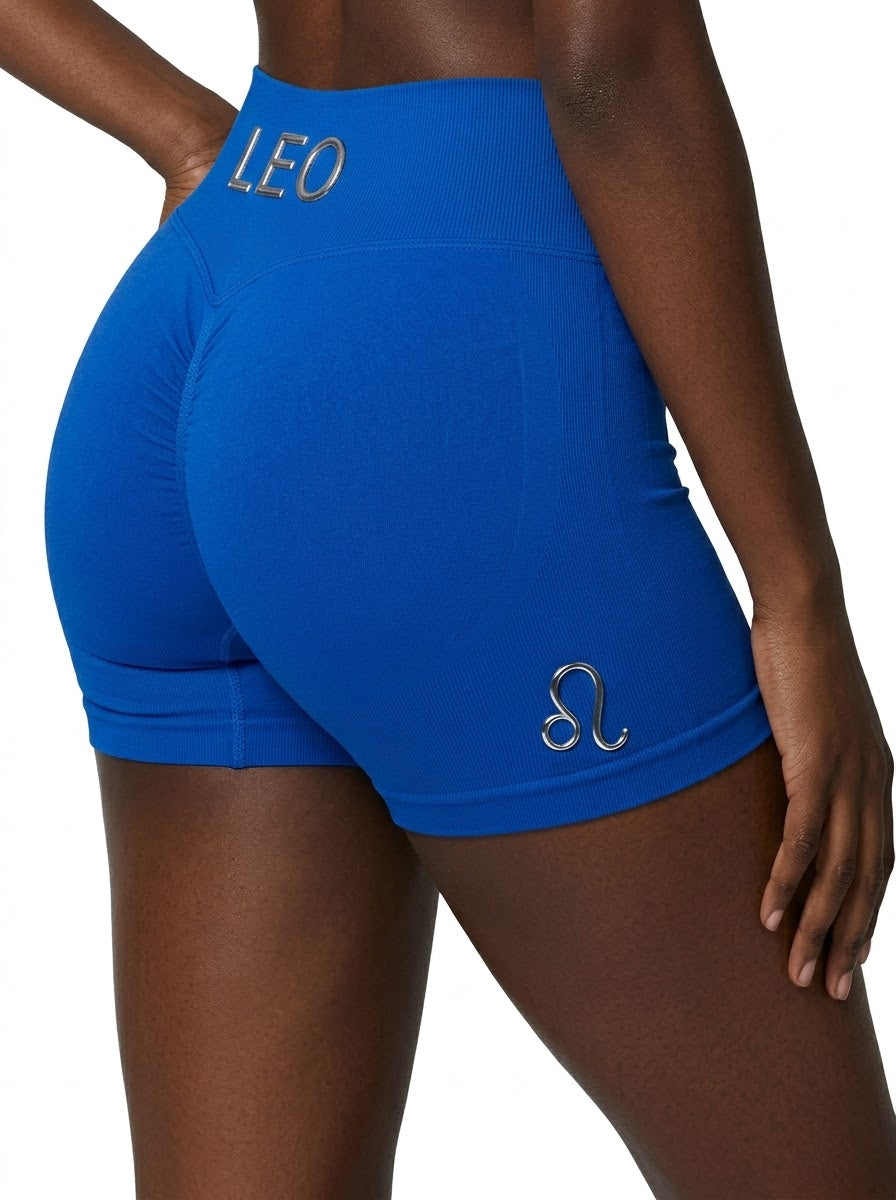 Zodi Fit Leo Collection Seamless Compression Shorts – Royal Blue