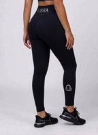 Zodi Fit Libra Collection Seamless Compression Leggings – Black Eclipse