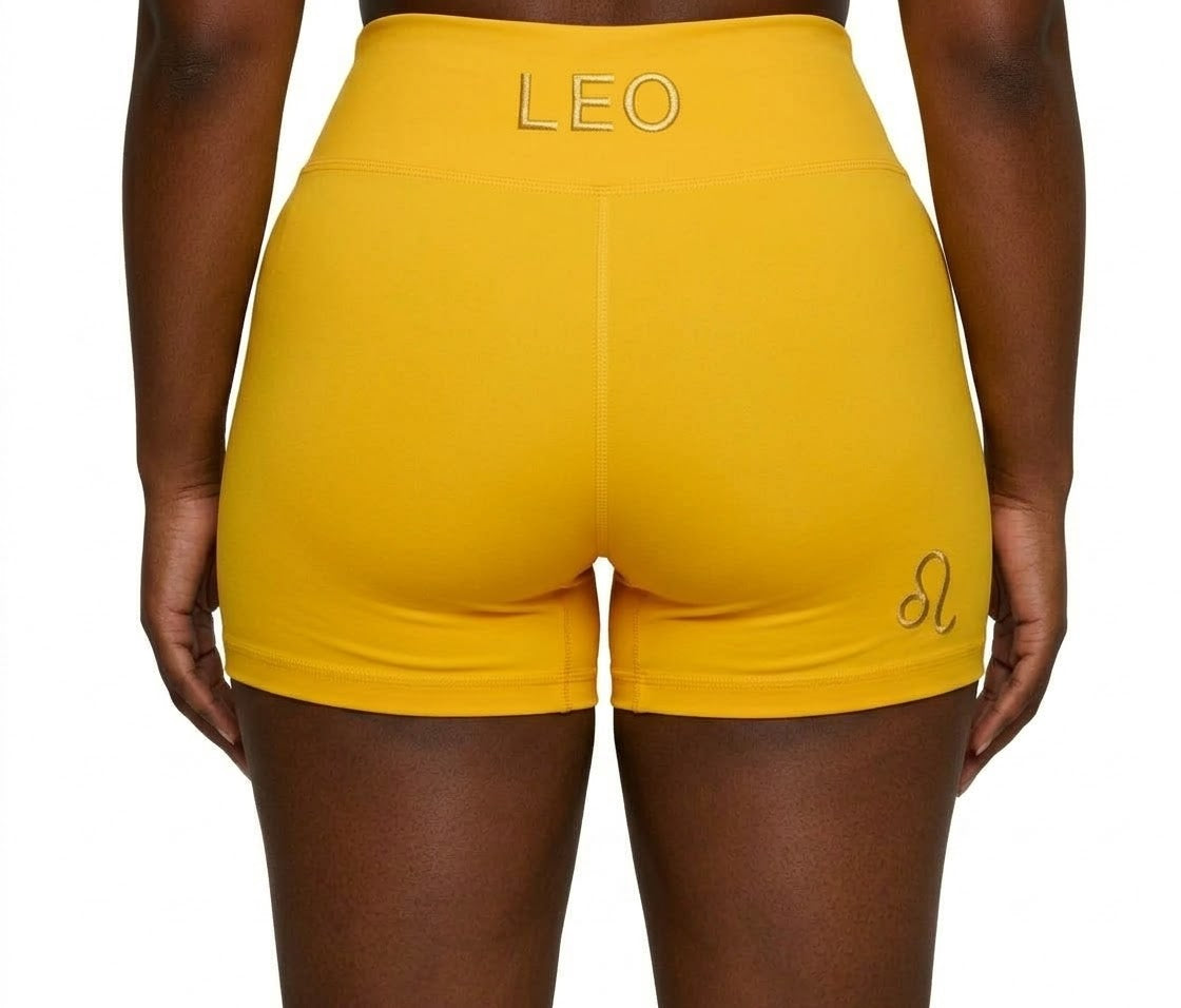 Zodi Fit Leo Collection Seamless Compression Shorts – Solar Gold