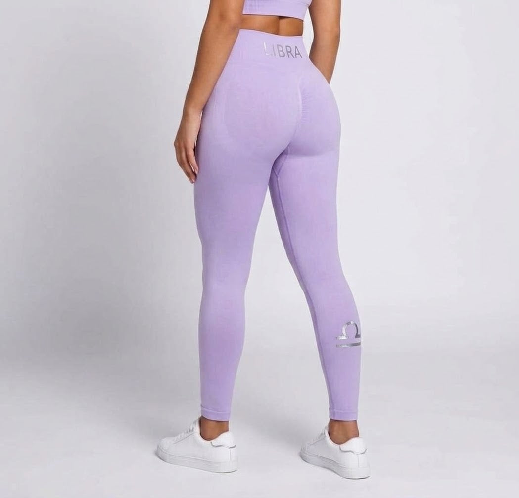 Zodi Fit Libra Collection Seamless Compression Leggings – Lavender