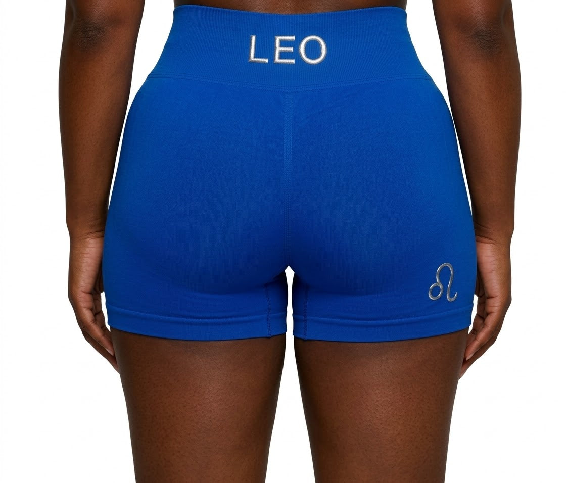 Zodi Fit Leo Collection Seamless Compression Shorts – Royal Blue
