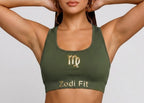 Zodi Fit Virgo Collection Seamless Sports Bra – Cosmic Moss