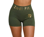 Zodi Fit Virgo Collection Seamless Compression Shorts – Cosmic Moss