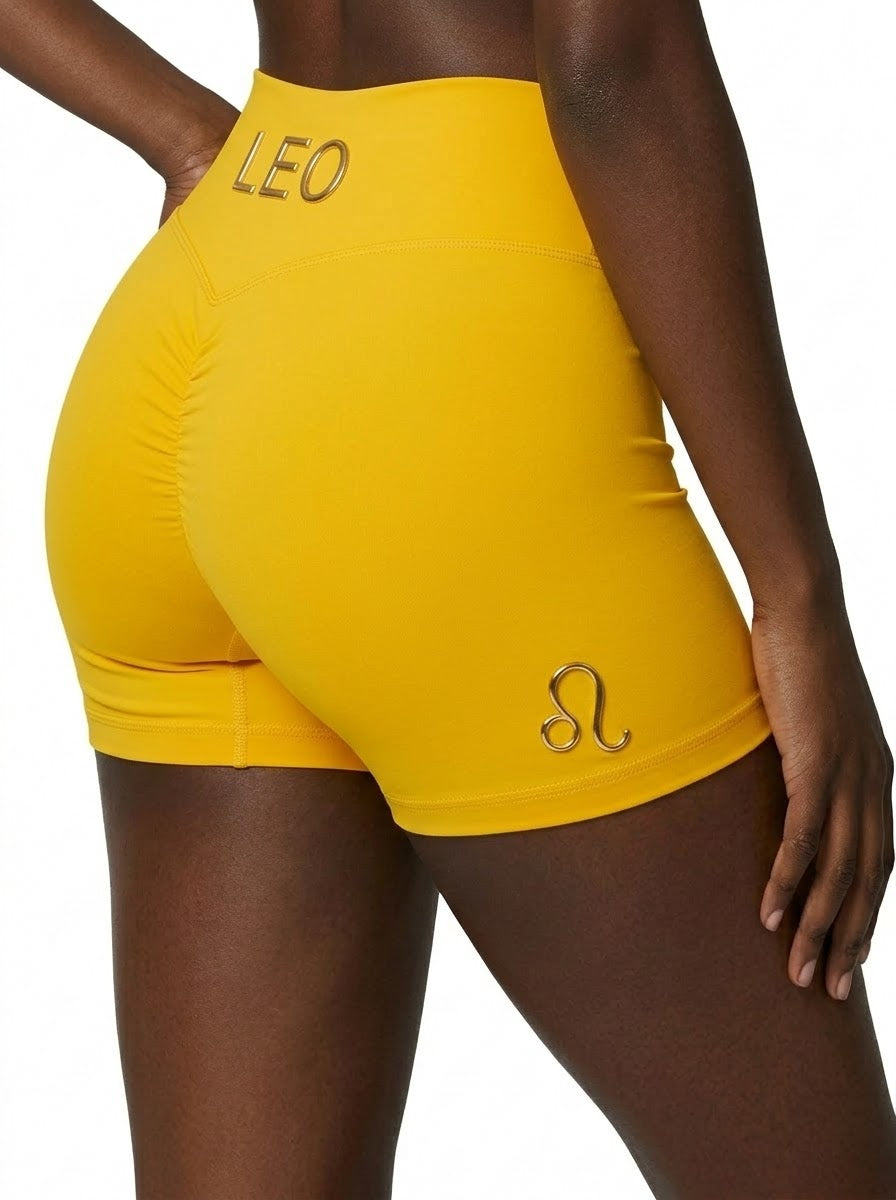 Zodi Fit Leo Collection Seamless Compression Shorts – Solar Gold