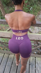 Zodi Fit Leo Collection Seamless Compression Shorts – Royal Purple